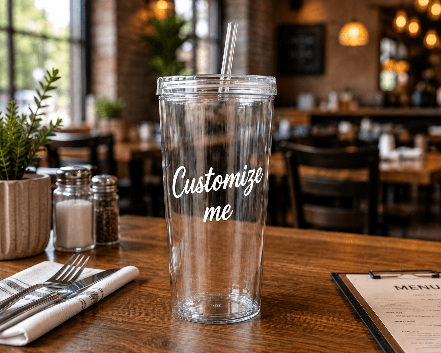 Customizable Acrylic Tumblers - ALL BRANDING