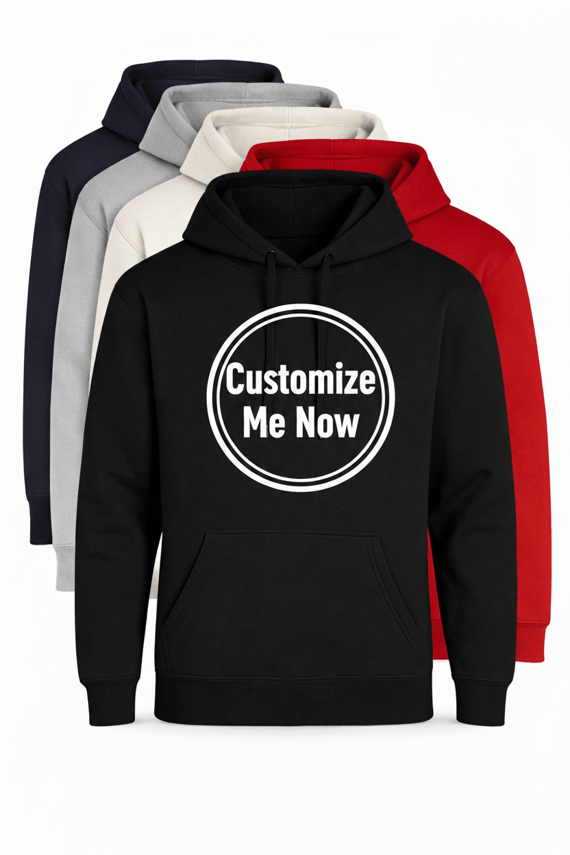 Unisex Organic Cotton Pullover Hoodie - ALL BRANDING