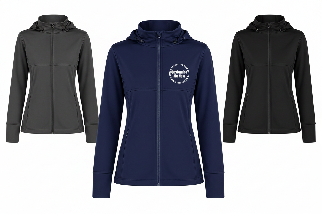 Women's water‑resistant soft shell Jacket - ALL BRANDING
